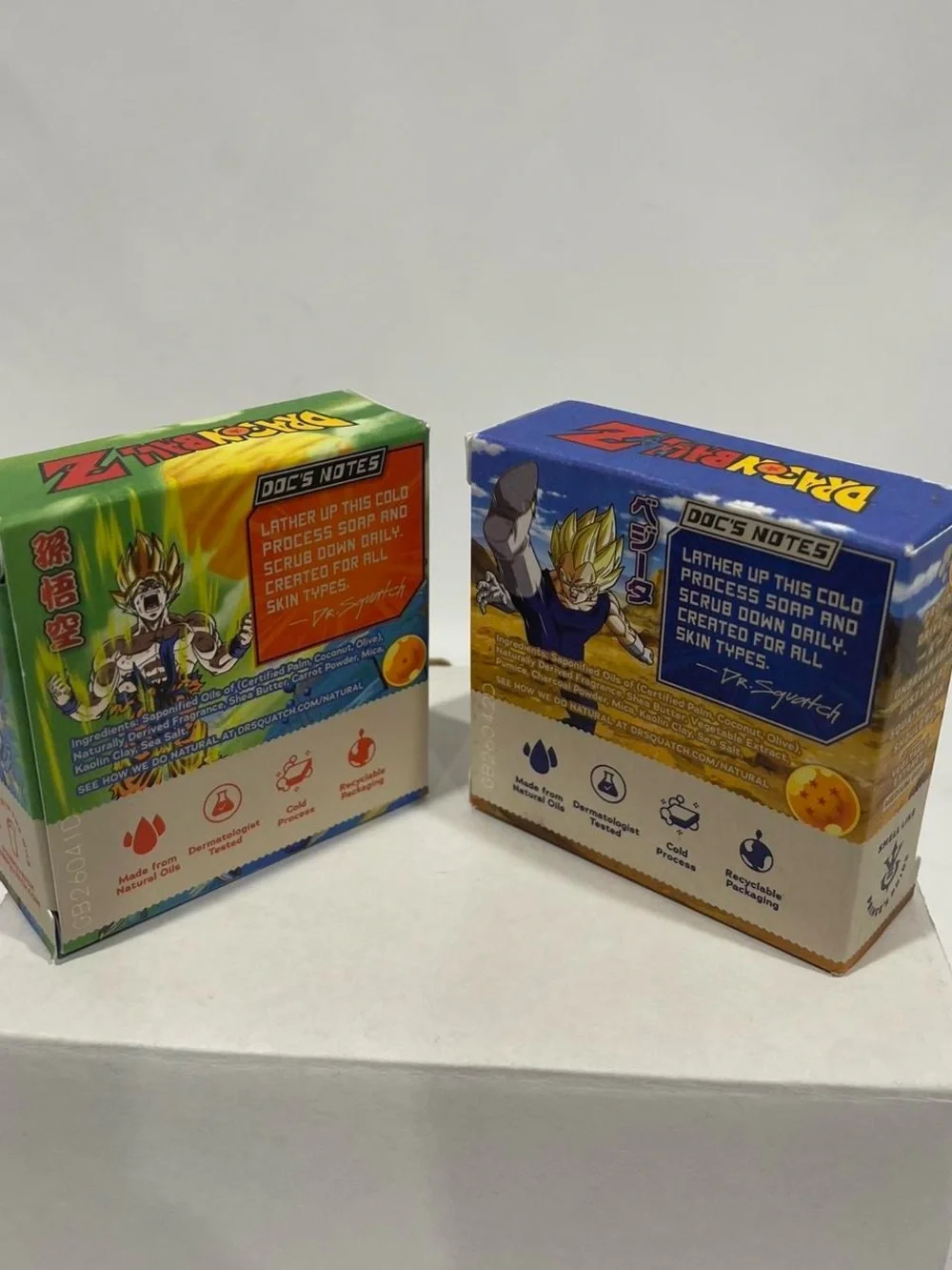 Dr Squatch Dragon Ball Z  Limited Edition Soap Set